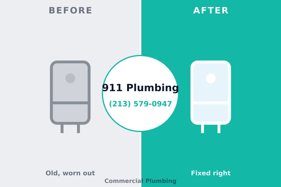 Before and after: plumbing company Colonial Heights, VA